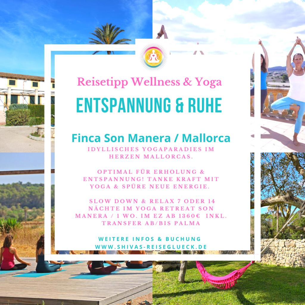 Fincaurlaub, Yogaurlaub, Yoga auf Mallorca, Yogaparadies, Finca Son Manera